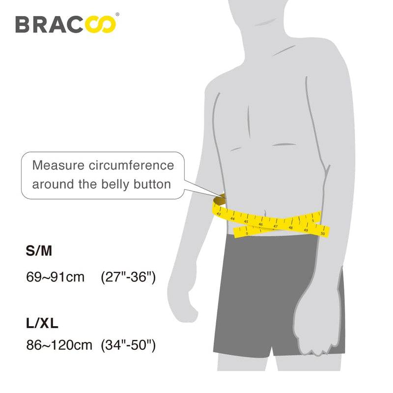 BRACOO 腰部支点支撑带 ComfyFit BS30（带夹板） 