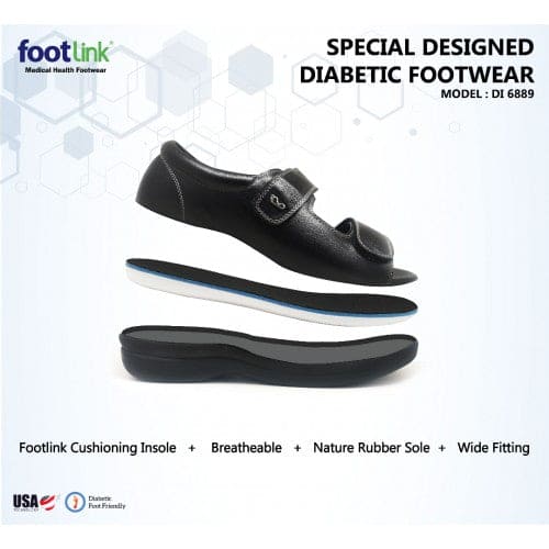 Footlink 糖尿病鞋 DI 6889