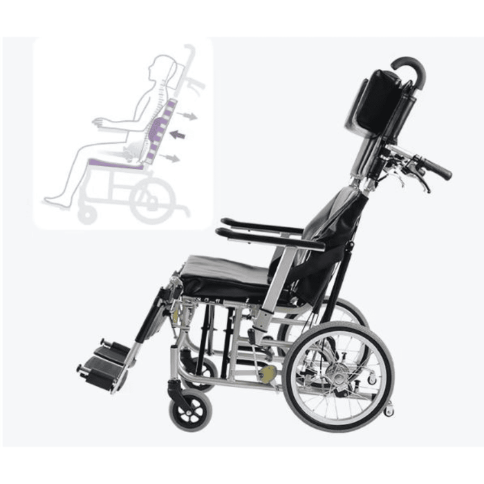 Fitting Tilt & Reclining Wheelchair KPF16-42 | Kawamura