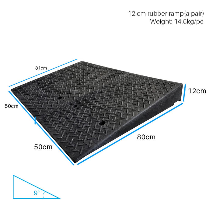 ClinSav Portable Rubber Wheelchair Ramp