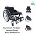 Aluminium Fordable Leisure-Sport Black Wheelchair | Fair