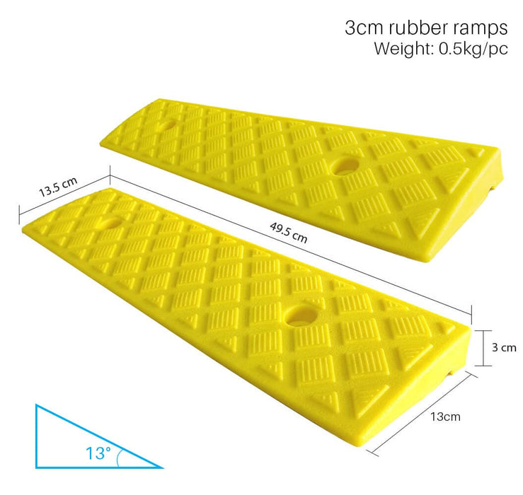 ClinSav Portable Rubber Wheelchair Ramp