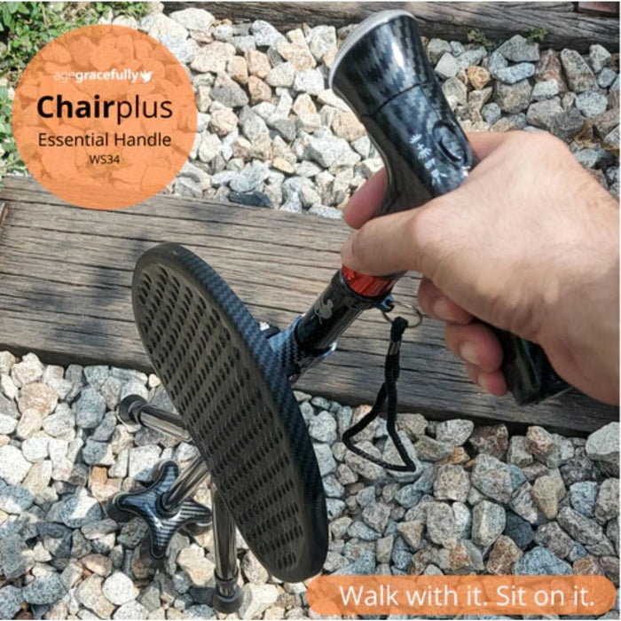 Chairplus (Walking Stick with seat, Seat Cane) | AgeGracefully