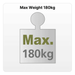 Glass Personal Electronic Weighing Scale Black FREE Face Tower | Rossmax 