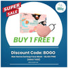 Topeng Penutup Muka Bae Hanna Earloop Anti-COVID - BLUSH PINK (SAIZ DEWASA)