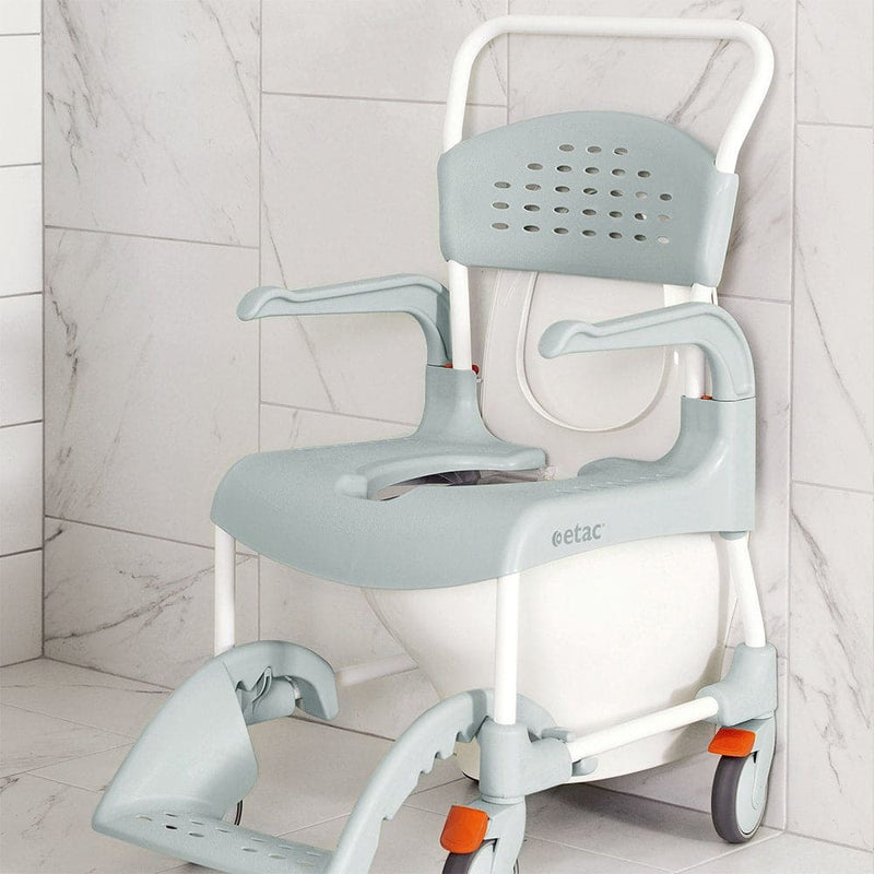 Shower Commode Chair Back Opening | Etac Clean