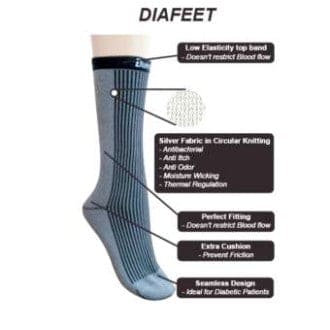 DIAFEET Diabetic Socks (Unisex) - Asian Integrated Medical Sdn Bhd (ielder.asia)