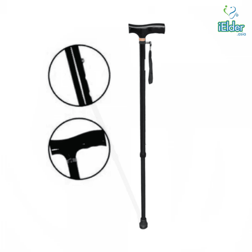 Fair Adjustable aluminum T shaped Walking Stick/Cane