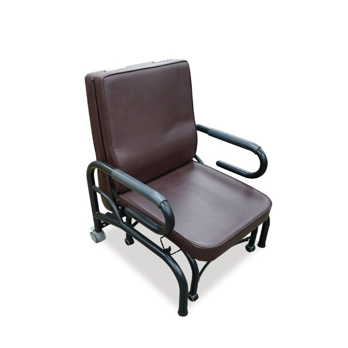 Brown Sleeper Bed Retractable Chair (Accompanier’s Chair)