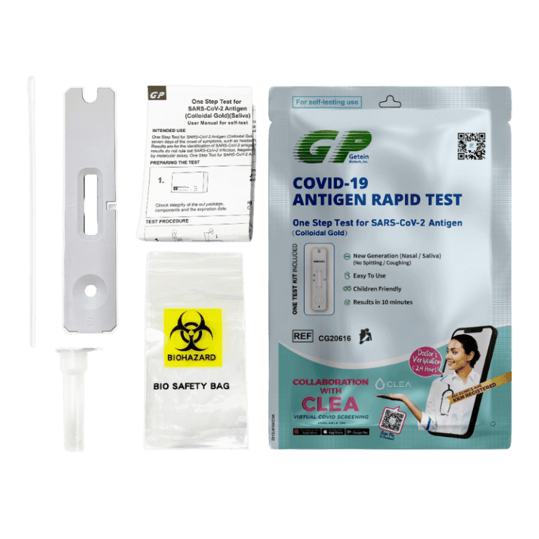 [Special Offer] Getein GP Covid-19 Antigen Rapid Test (Nasal/Saliva) (Kid-Friendly)