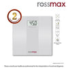 Penimbang Elektronik Peribadi Kaca WB101 | Rossmax