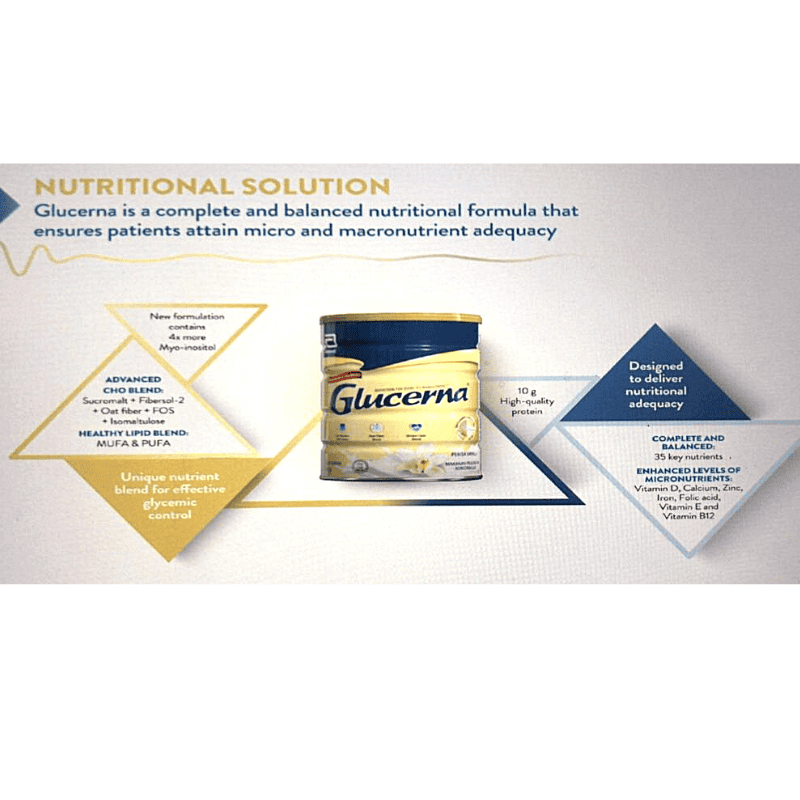 Glucerna Diabetes-Specific Formula - Vanilla (400g) (Tin) | Abbott