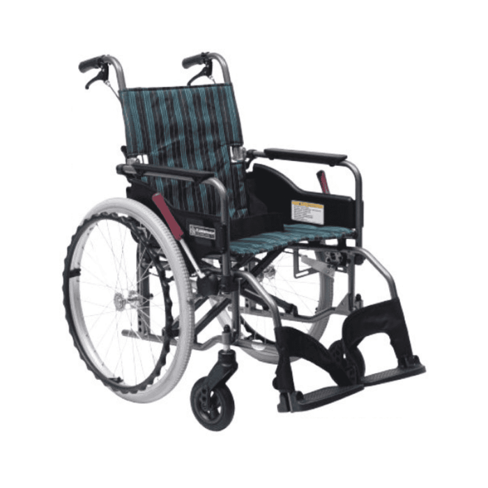 Kawamura Adjustable Height Elevating Wheelchair KMD-S22-45-SH (Orange Strip)