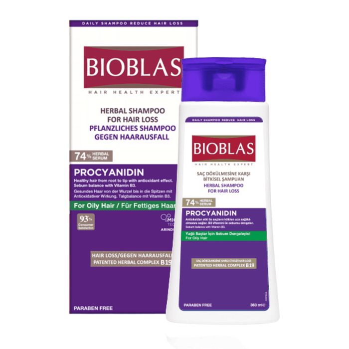 [New Arrival] Bioblas Herbal Hair Loss Shampoo For Oily Scalp (360ML)