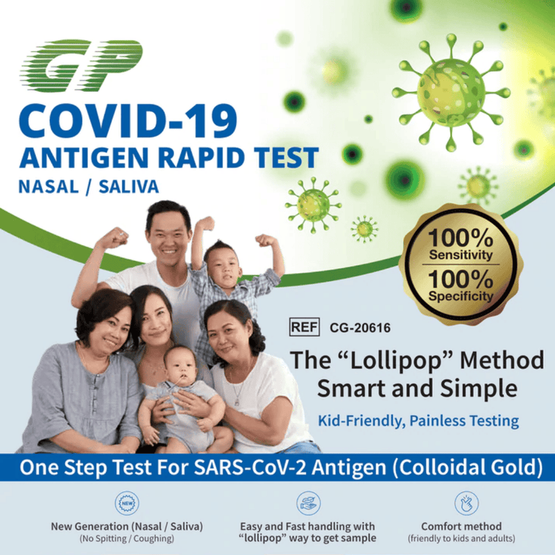 [Special Offer] Getein GP Covid-19 Antigen Rapid Test (Nasal/Saliva) (Kid-Friendly)
