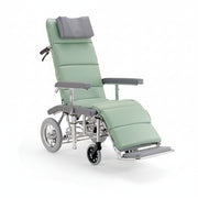 Recliner wheelchair leather