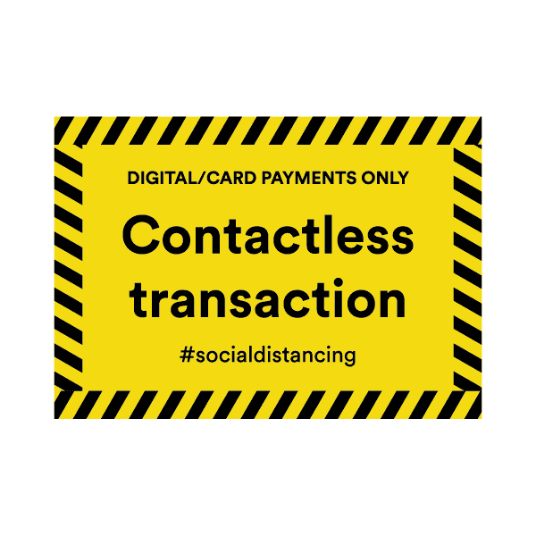 保持安全柜台/墙壁 (3M) 贴纸