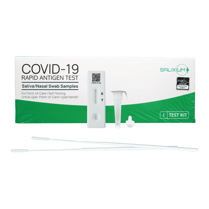 SALIXIUM COVID-19 RAPID ANTIGEN TEST Saliva (Home Self-Testing) [Exp: 2027 Jul]