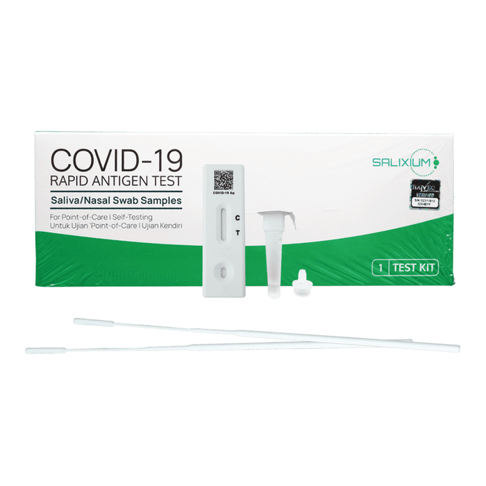 SALIXIUM COVID-19 RAPID ANTIGEN TEST Saliva (Home Self-Testing) Exp April 2025