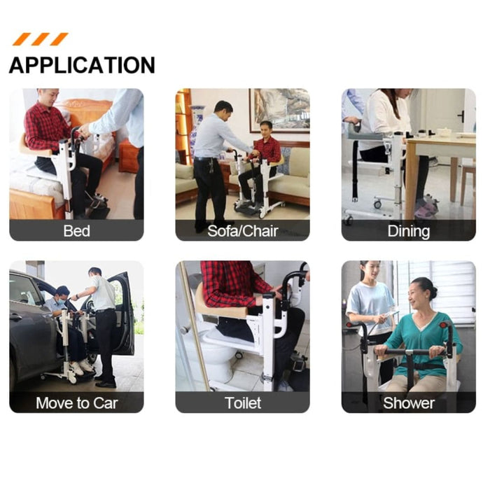 Transfer Chair For Patients Lift Hydraulic Transfer Chair With Commode