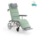 Recliner wheelchair leather