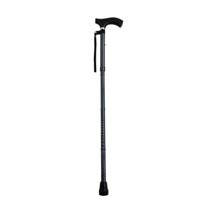 Black Urban Lightweight Cane (Foldable & Adjustable Height) - Asian Integrated Medical Sdn Bhd (ielder.asia)