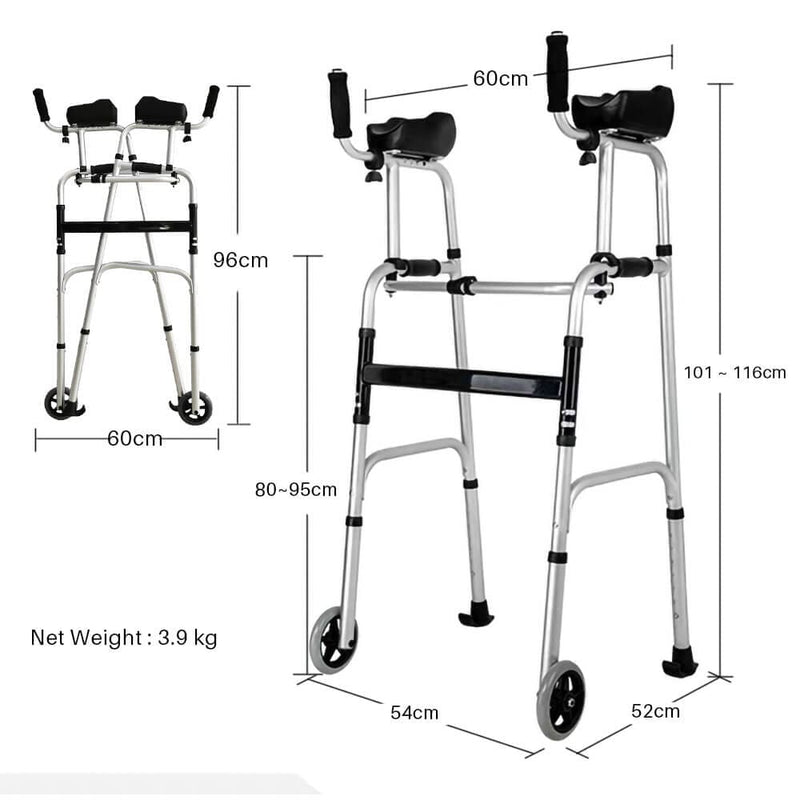 Walking Frame with Castor and Forearm Support | Fair