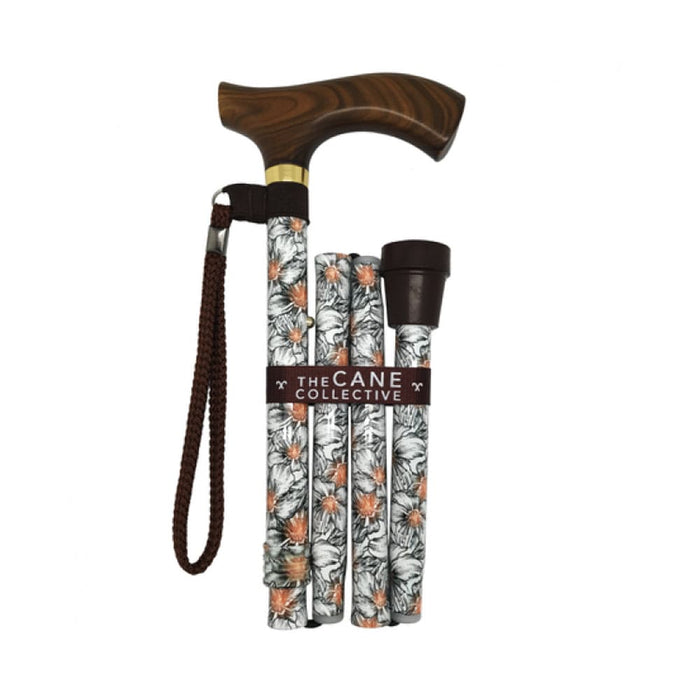 Hibiscus Foldable & Adjustable Height Walking Cane - Asian Integrated Medical Sdn Bhd (ielder.asia)