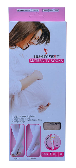 MUMMY FEET Maternity Socks - Open Toe Styles