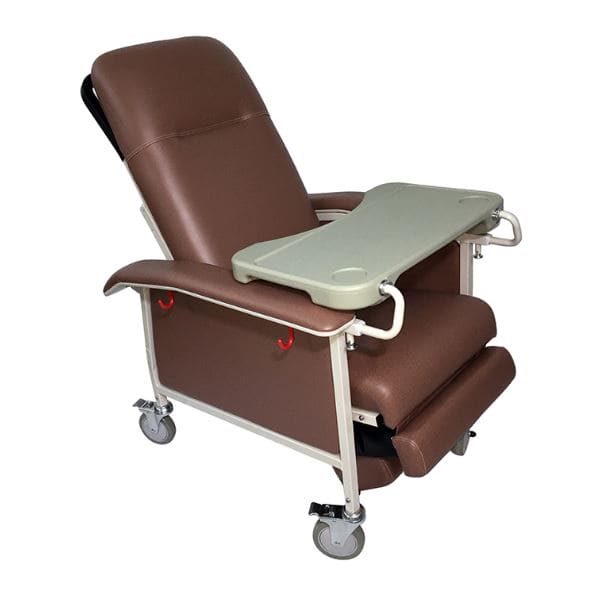 Mobile Recliner Geriatric Chair with Tray - Asian Integrated Medical Sdn Bhd (ielder.asia)