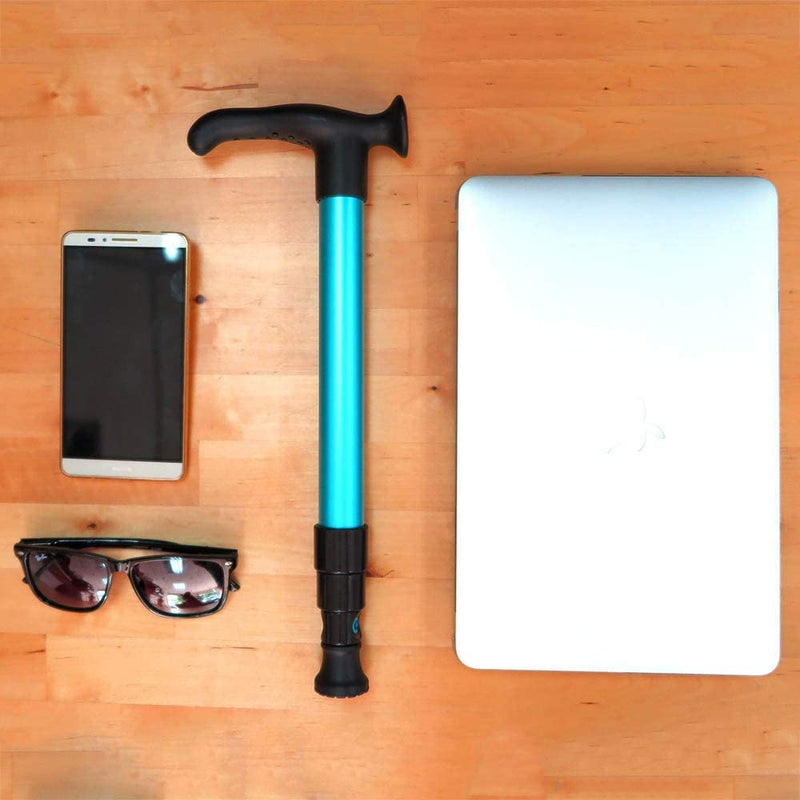 带长度记忆功能的口袋拐杖
