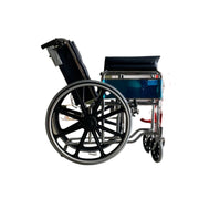 Fair Chrome Steel Reclining Wheelchair (Detachable Armrests, Elevating Footrests) 25kg