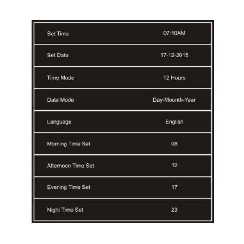 8 英寸数字日历日钟 - 定向痴呆症时钟
