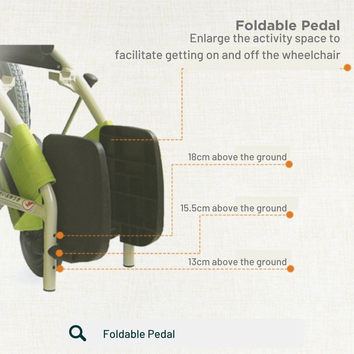3-in-1 Rollator Walker Wheelchair | Kawamura AY18