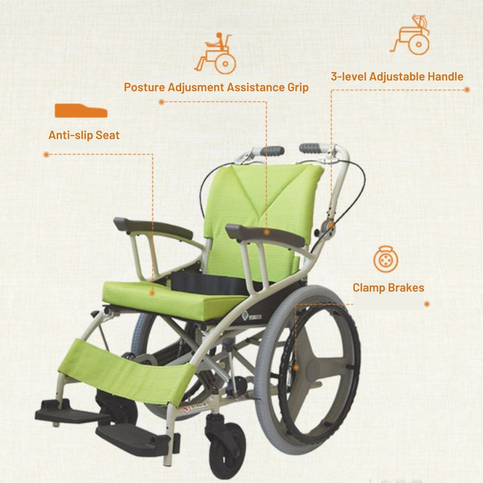 3-in-1 Rollator Walker Wheelchair | Kawamura AY18